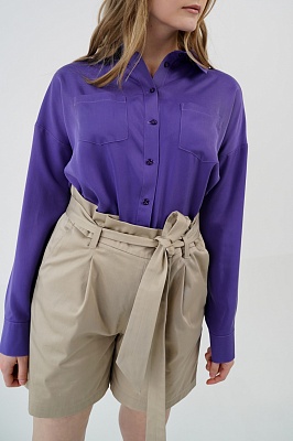 Блуза Мери фиолетовая